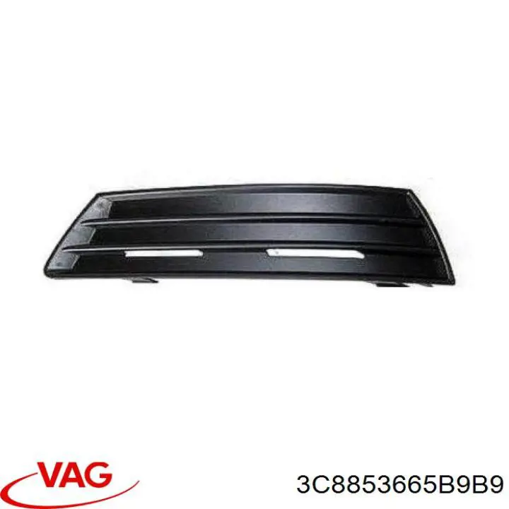 Rejilla de ventilación, parachoques Volkswagen Passat CC (357)