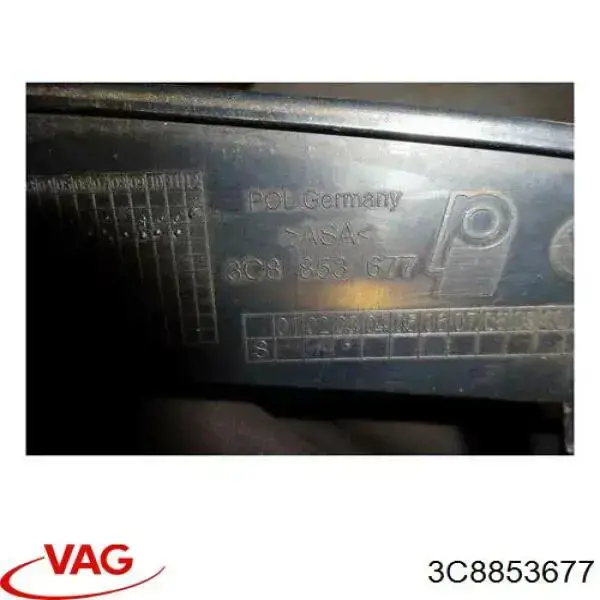 Comprar 3C8853677 VAG Rejilla central del parachoques delantero