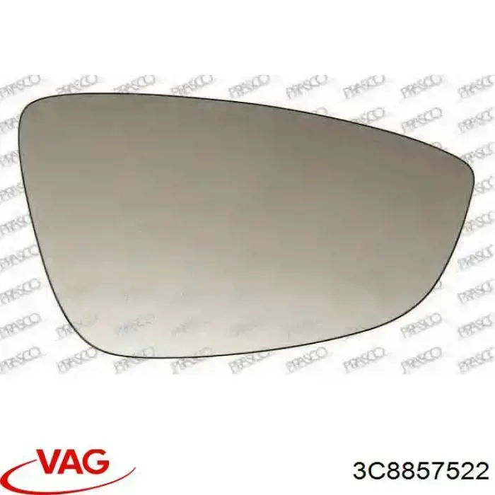 Cristal de espejo retrovisor derecho VAG 3C8857522 precio, desde 19,28 EUR