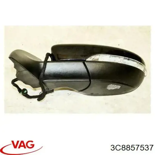 Cubierta De Espejo Retrovisor Izquierdo 3C8857537 VAG