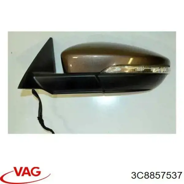 Cubierta de espejo retrovisor izquierdo VAG 3C8857537 precio, desde 17,30 EUR