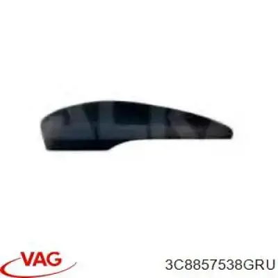 Cubierta de espejo retrovisor derecho VAG 3C8857538GRU