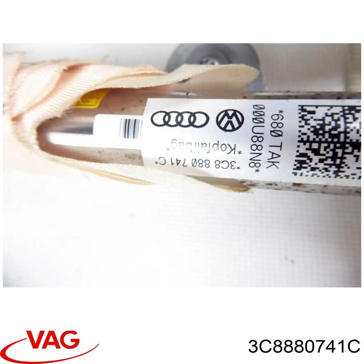 Airbag de cortina lateral izquierda VAG 3C8880741C precio, desde 156,82 EUR