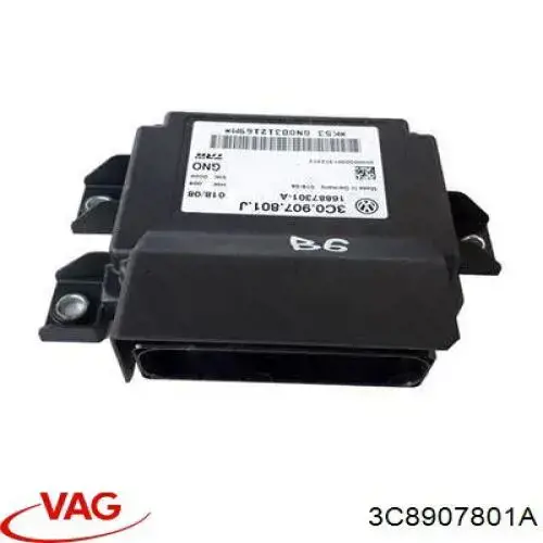 Módulo del freno de estacionamiento electromecánico 3C8907801A VAG