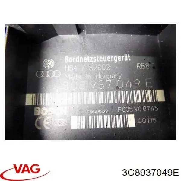 3C8937049E VAG Módulo de control de red de a bordo