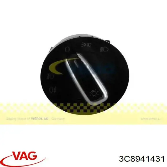 3C8941431 VAG Interruptor de luces en el tablero