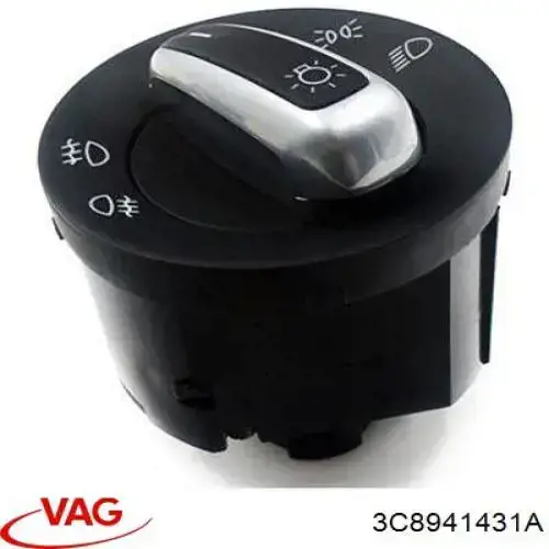 Interruptor de luces en el tablero VAG 3C8941431A precio, desde 23,52 EUR