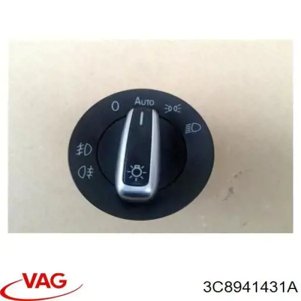 Interruptor de luces en el tablero VAG 3C8941431A precio, desde 23,52 EUR