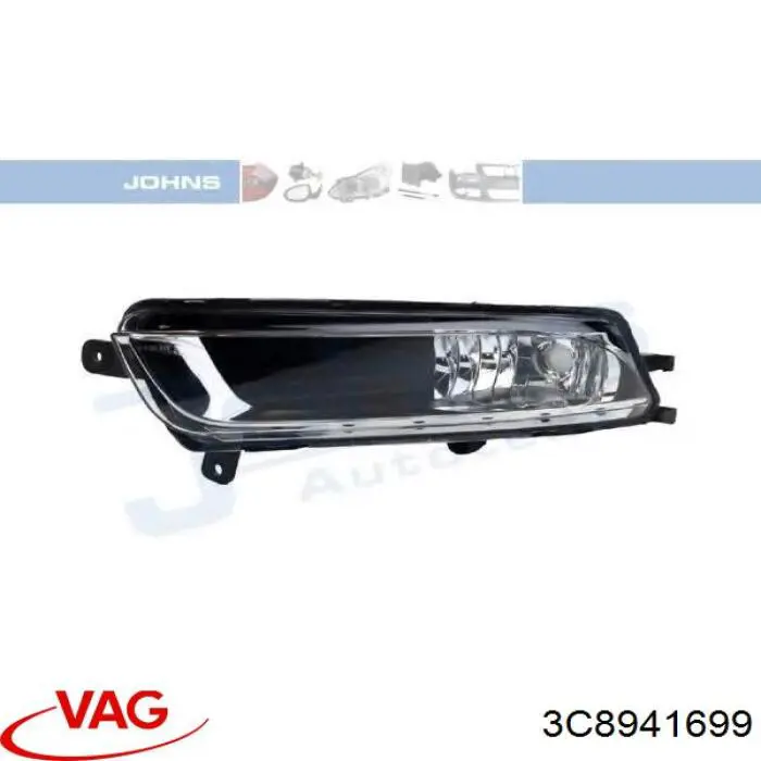Faro antiniebla izquierdo VAG 3C8941699 precio, desde 55,13 EUR