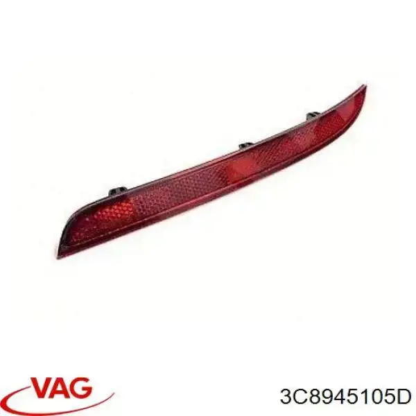 Comprar 3C8945105D VAG Reflector trasero izquierdo del parachoques