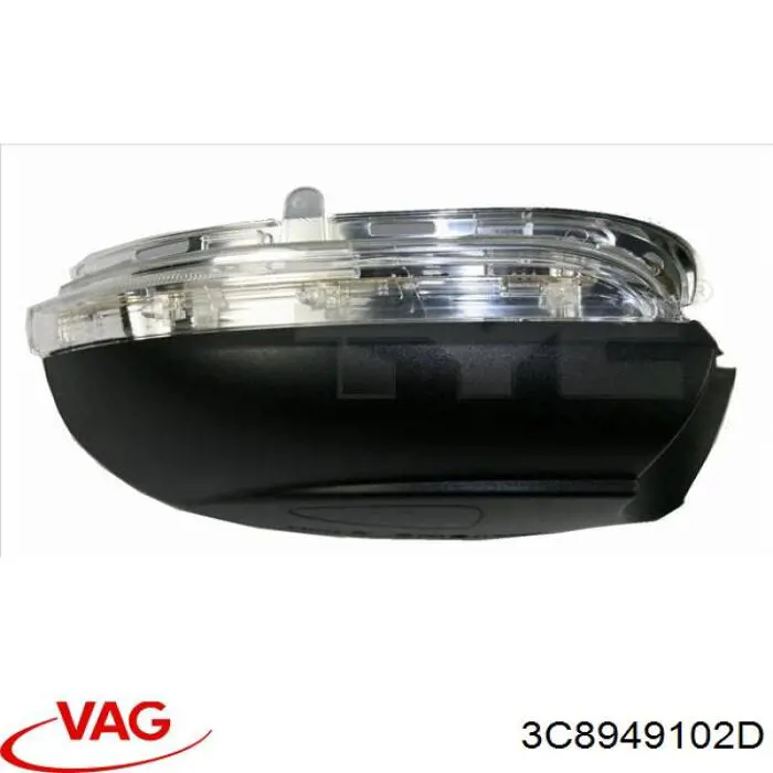 5C0949102 VAG Luz intermitente del espejo retrovisor derecho