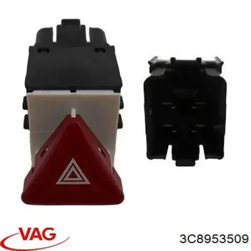 3C8953509 VAG boton de alarma