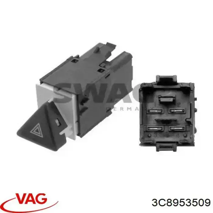 Botón de emergencia VAG 3C8953509 precio, desde 12,86 EUR