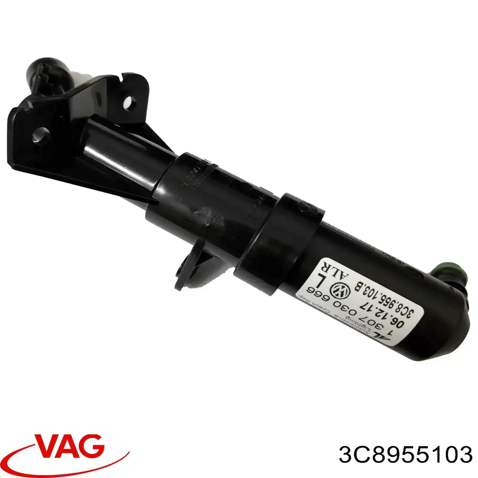 3C8955103B VAG Soporte de inyector del lavafaros (cilindro elevador)