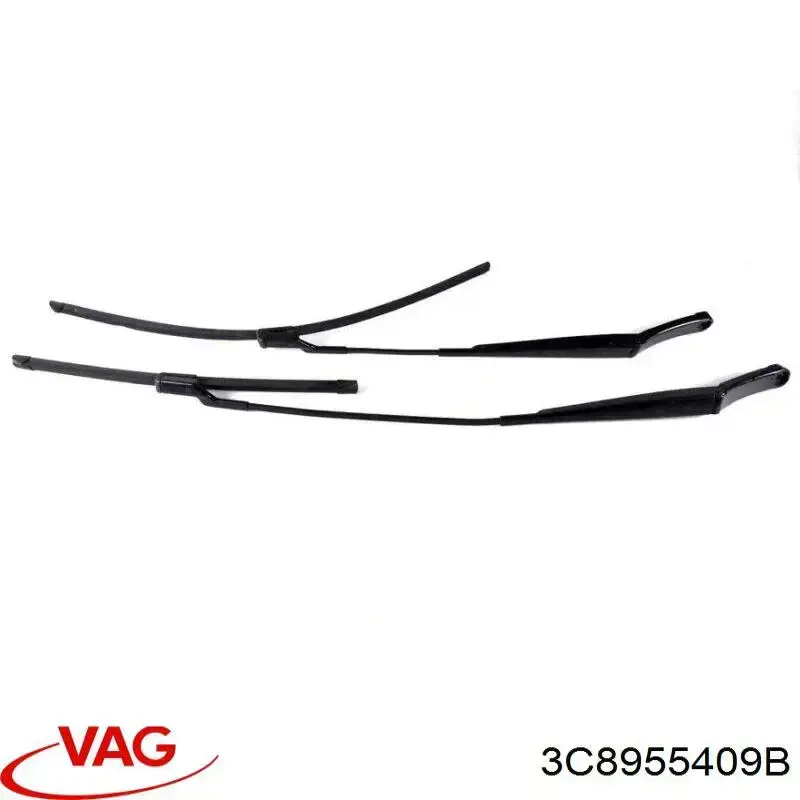 Brazo del limpiaparabrisas 3C8955409B VAG