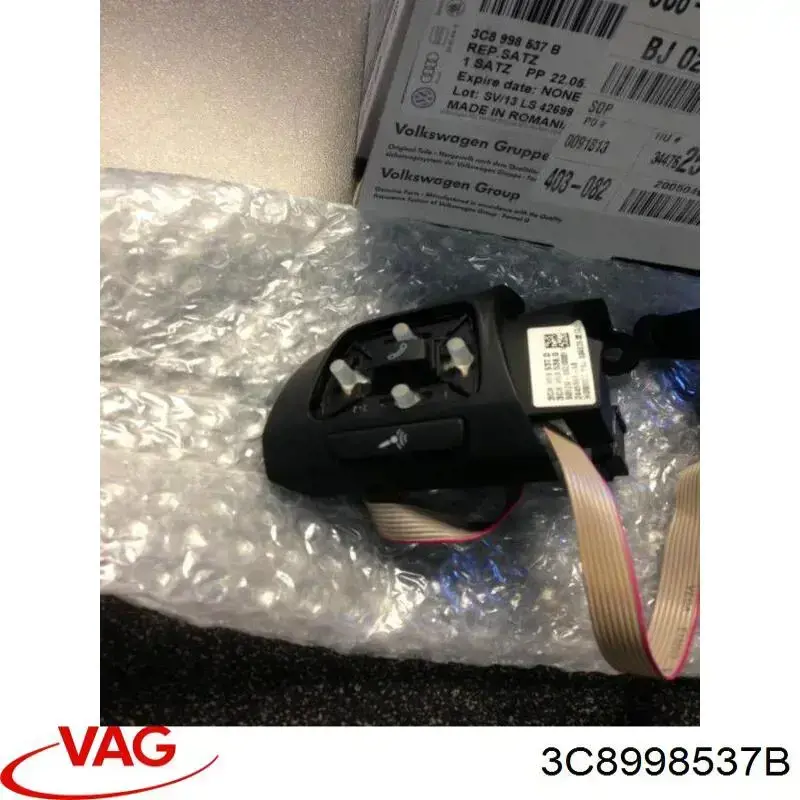 Módulo de interruptores del volante VAG 3C8998537B precio, desde 289,83 EUR