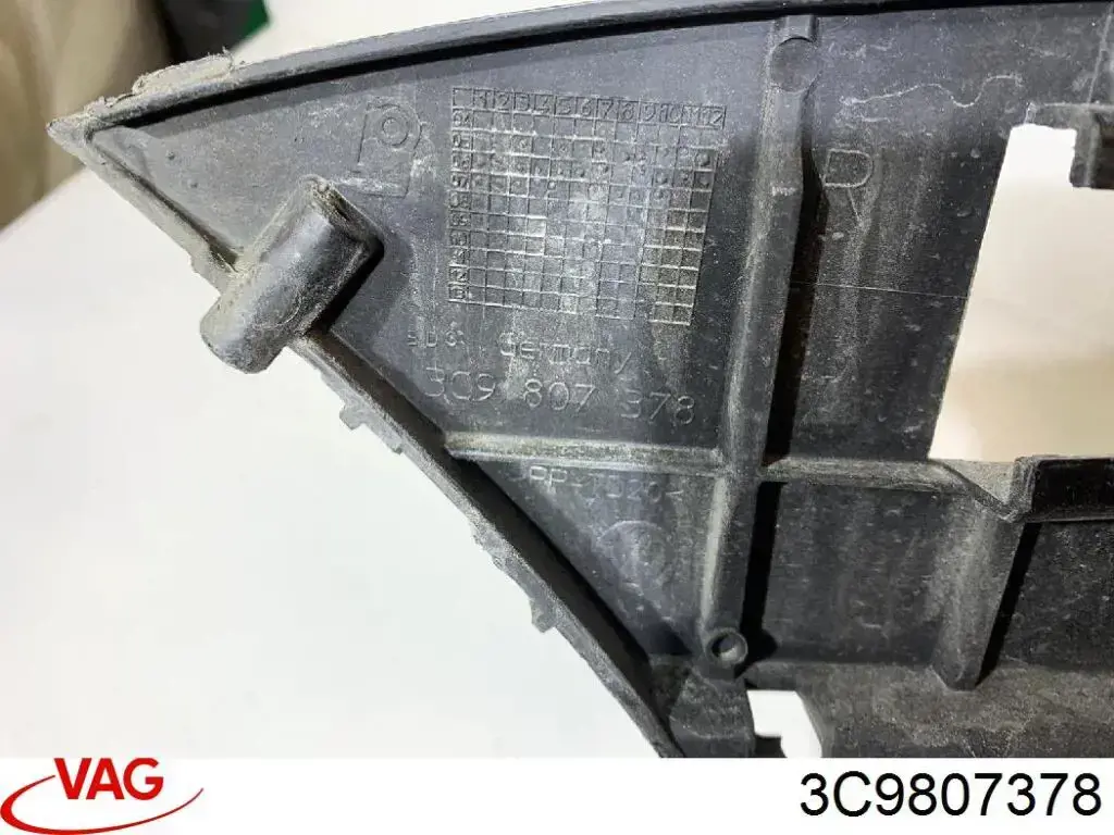 Comprar 3C9807378 VAG Guía derecha del parachoques trasero