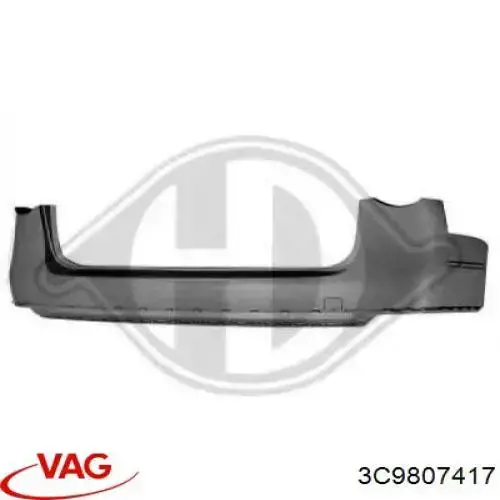 Paragolpes VAG 3C9807417 precio, desde 179,14 EUR