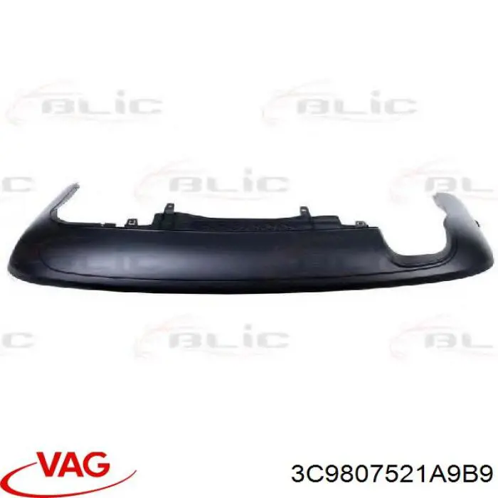 Comprar 3C9807521A9B9 VAG Alerón del parachoques trasero