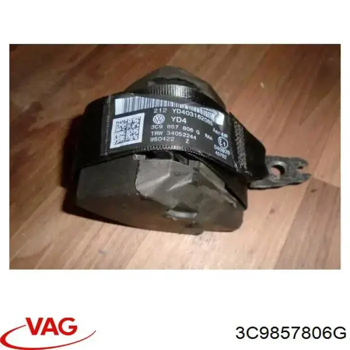 Cinturón de seguridad trasero derecho VAG 3C9857806G precio, desde 45,01 EUR