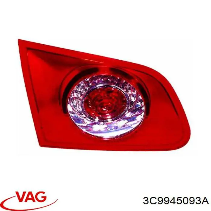 3C9945093A VAG Piloto trasero interior izquierdo