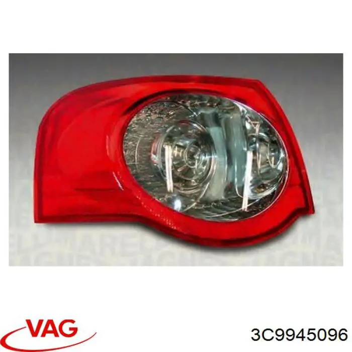 Comprar 3C9945096 VAG Piloto trasero exterior derecho