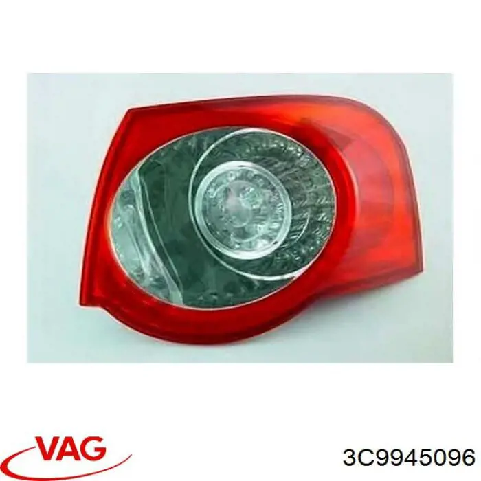 Piloto trasero exterior derecho 3C9945096 VAG