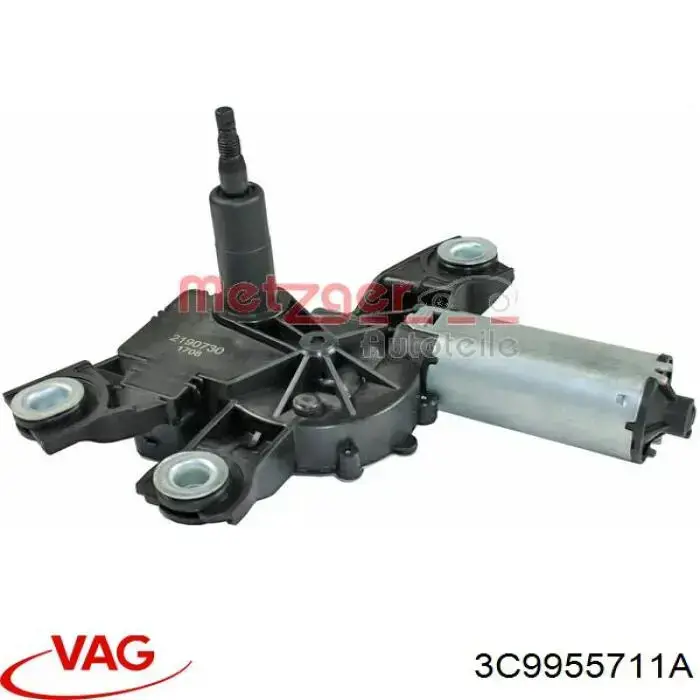 Comprar 3C9955711A VAG Motor limpiaparabrisas, trasera