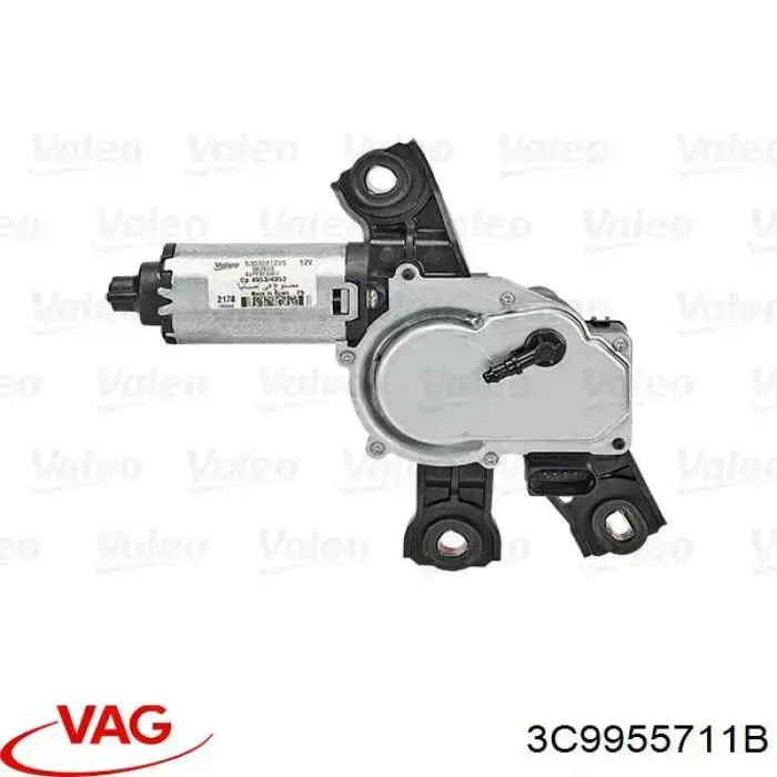 Comprar 3C9955711B VAG Motor limpiaparabrisas, trasera
