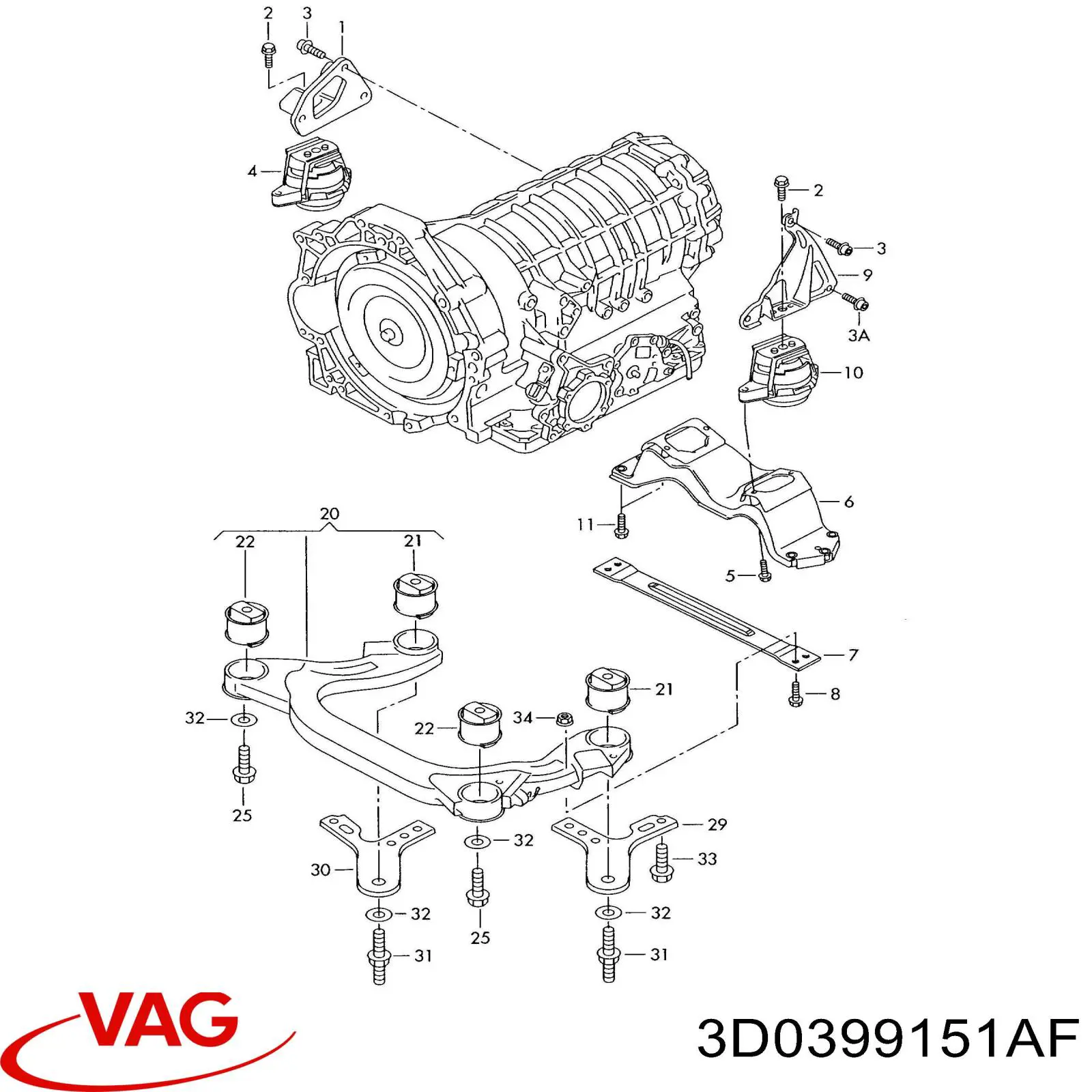 Comprar 3D0399151AF VAG 