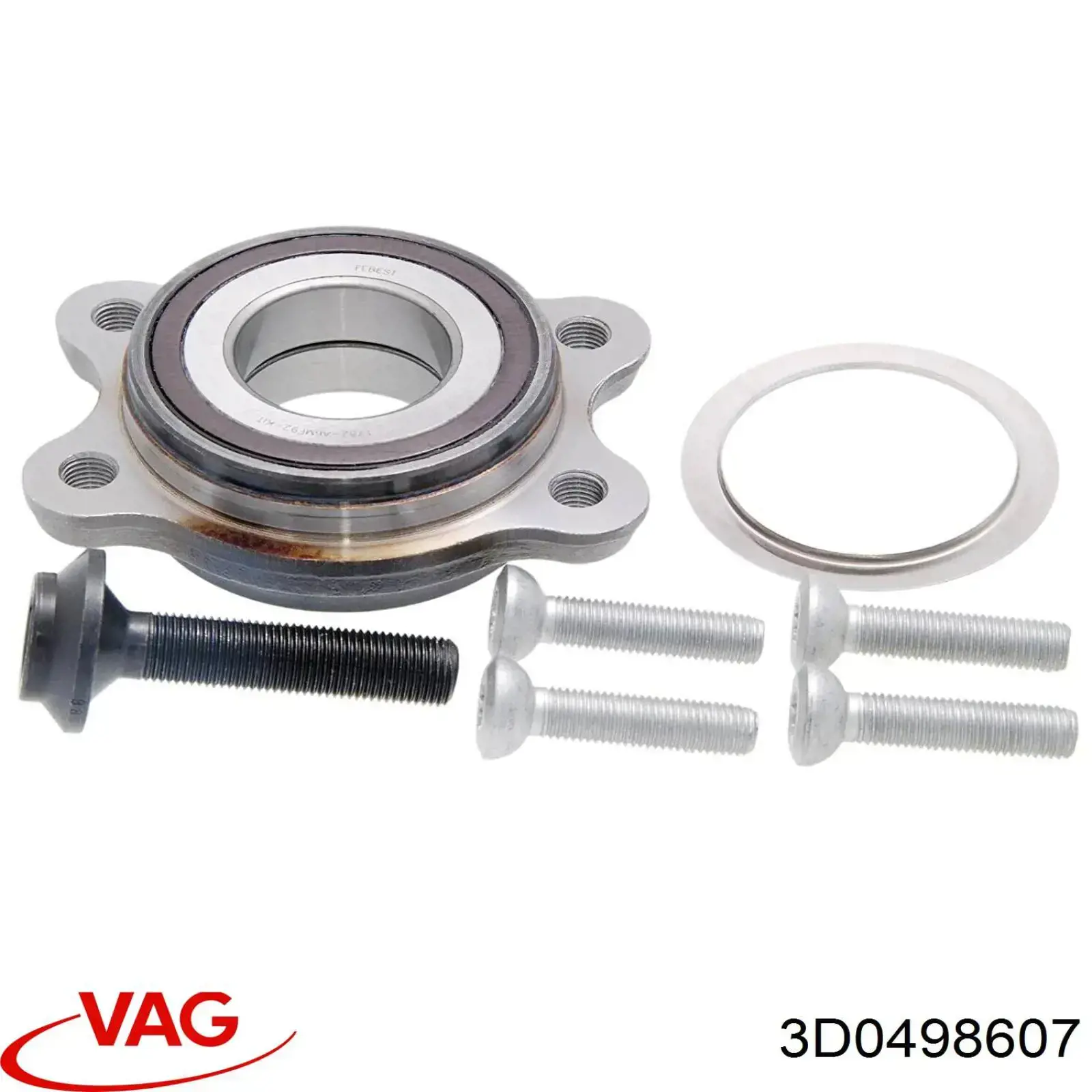 Comprar 3D0498607 VAG Cojinete de cubo delantero/trasero