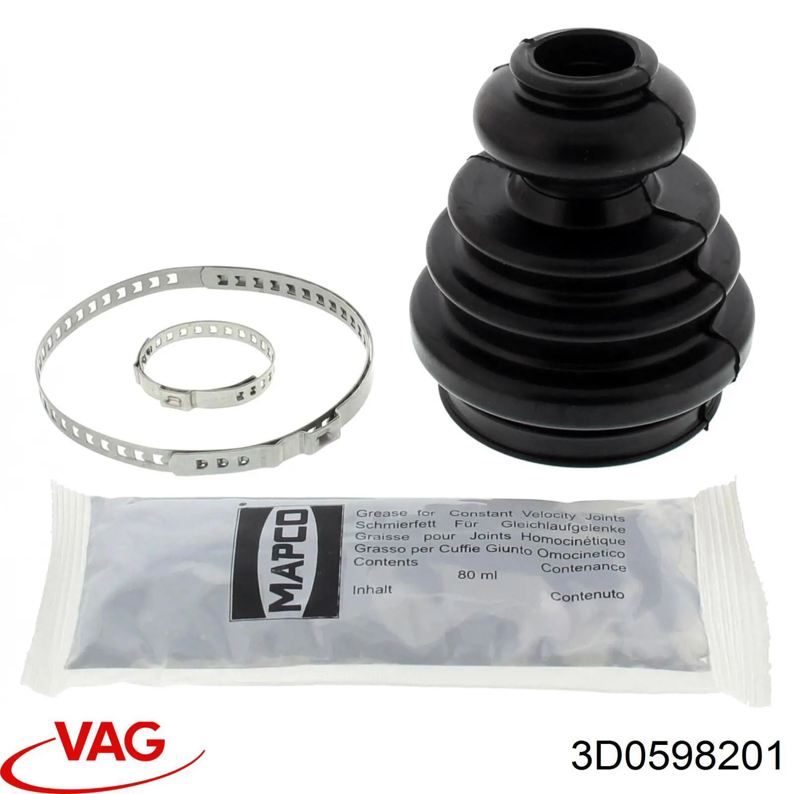 Fuelle transmisión delantero exterior VAG 3D0598201 precio, desde 10,21 EUR