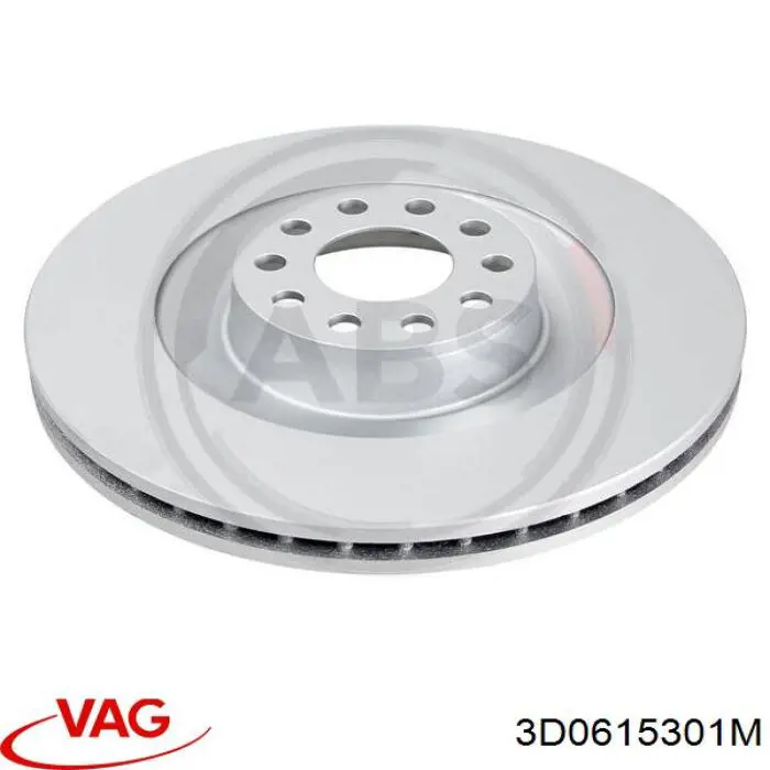 3D0615301M VAG disco de freno delantero