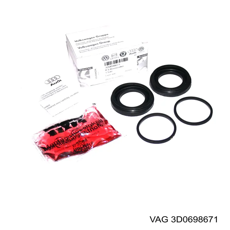Comprar 3D0698671 VAG Juego de reparación, pinza de freno trasero