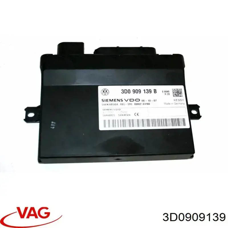 Módulo de cierre centralizado VAG 3D0909139 precio, desde 107,45 EUR