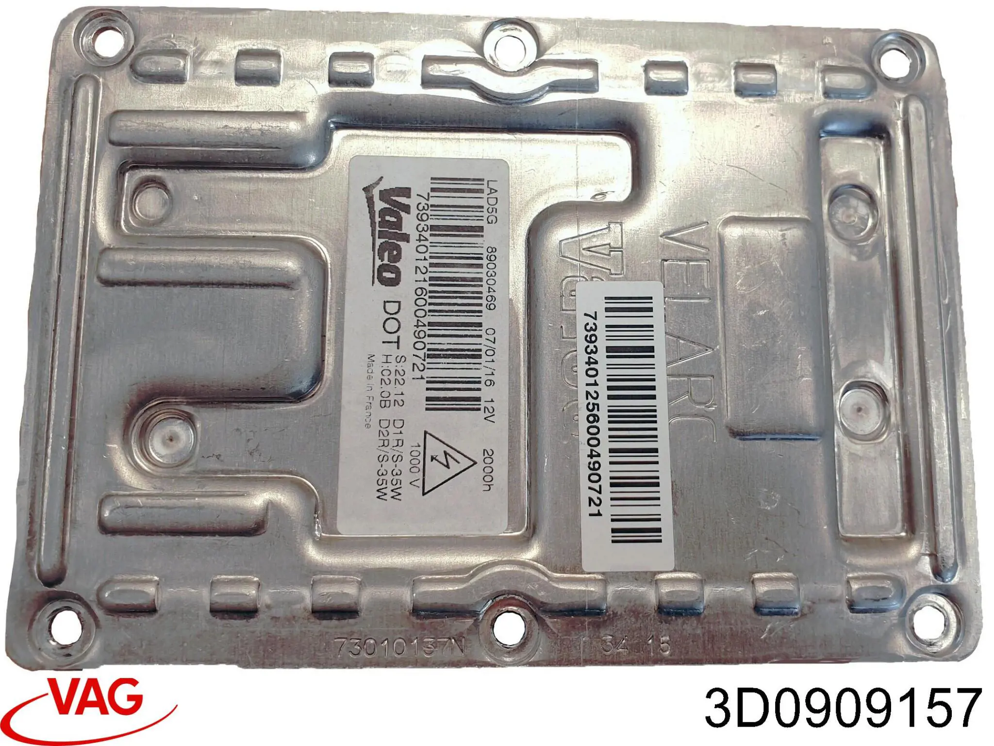 Unidad de control de xenón 3D0909157 VAG