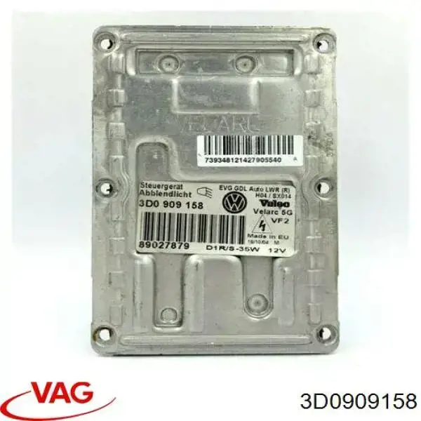 3D0909158 VAG xenon, unidad control