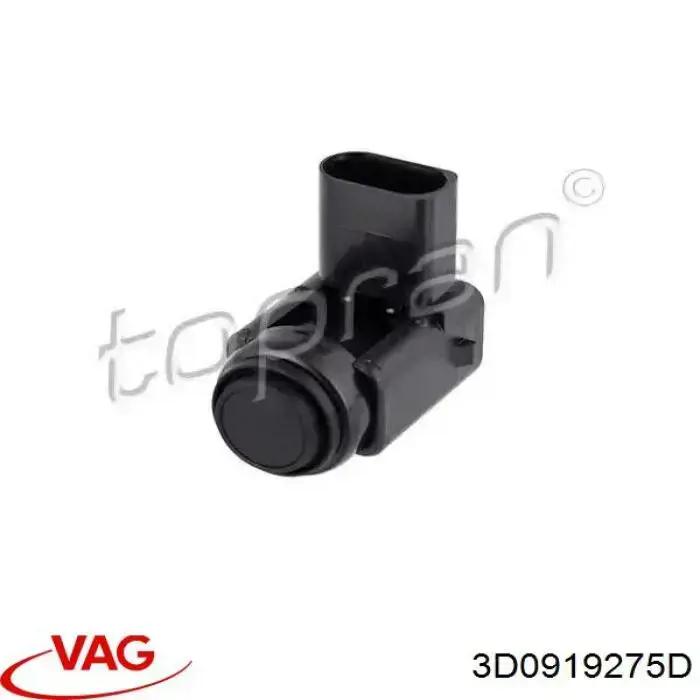 Sensor de estacionamiento delantero/trasero central 3D0919275D VAG