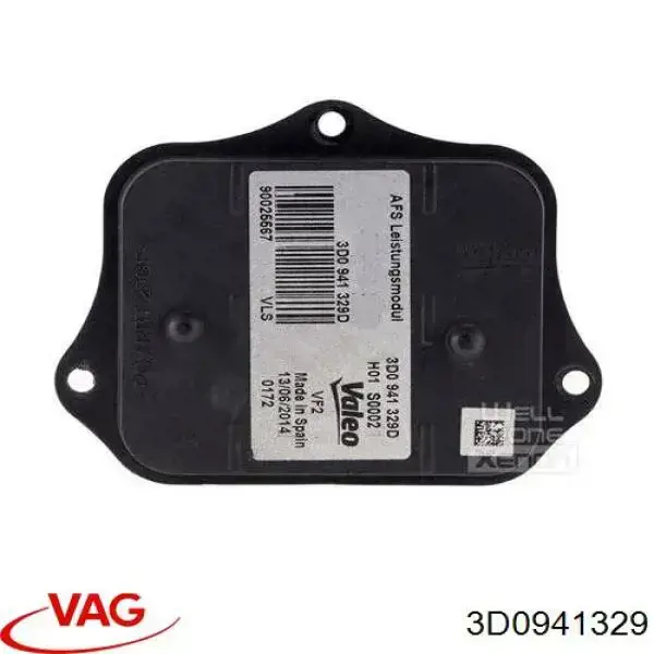 Módulo de control de iluminación adaptativa (ECU) 3D0941329 VAG