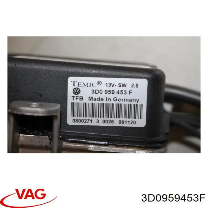 3D0959453D VAG rodete ventilador, refrigeración de motor izquierdo