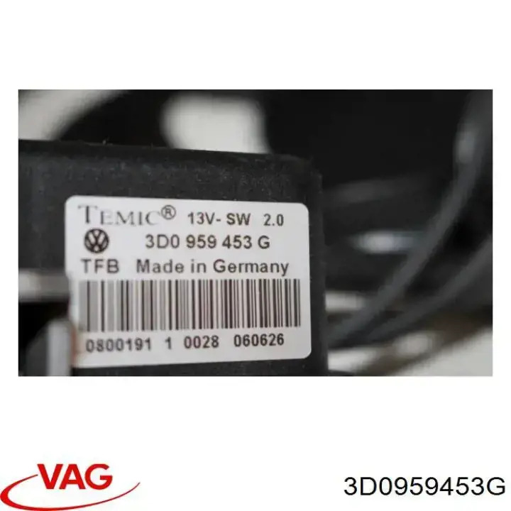 3D0959453E VAG rodete ventilador, refrigeración de motor derecho