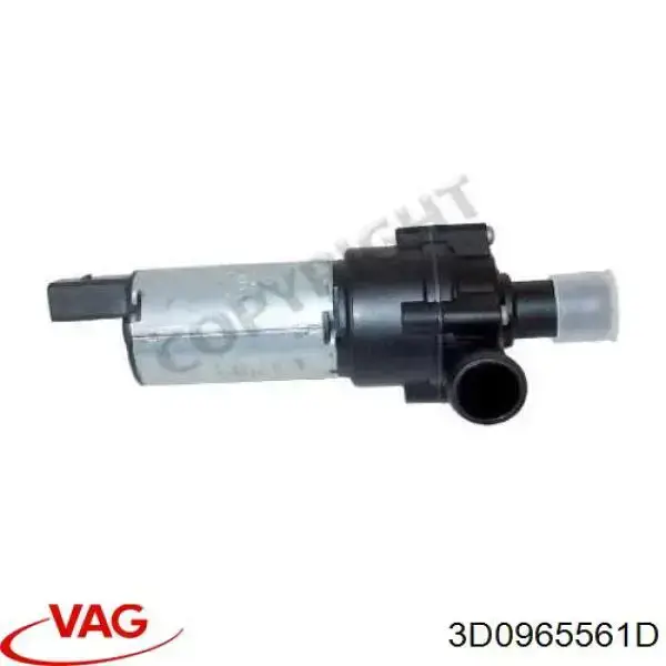 Bomba de agua eléctrica auxiliar 3D0965561D VAG