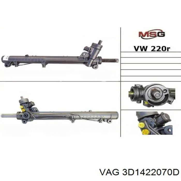 Engranaje de dirección VAG 3D1422070D precio, desde 476,26 EUR