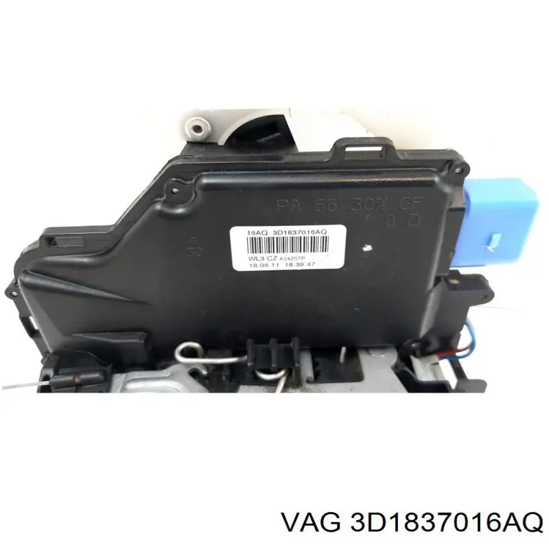 Cerradura de puerta delantera derecha 3D1837016AQ VAG