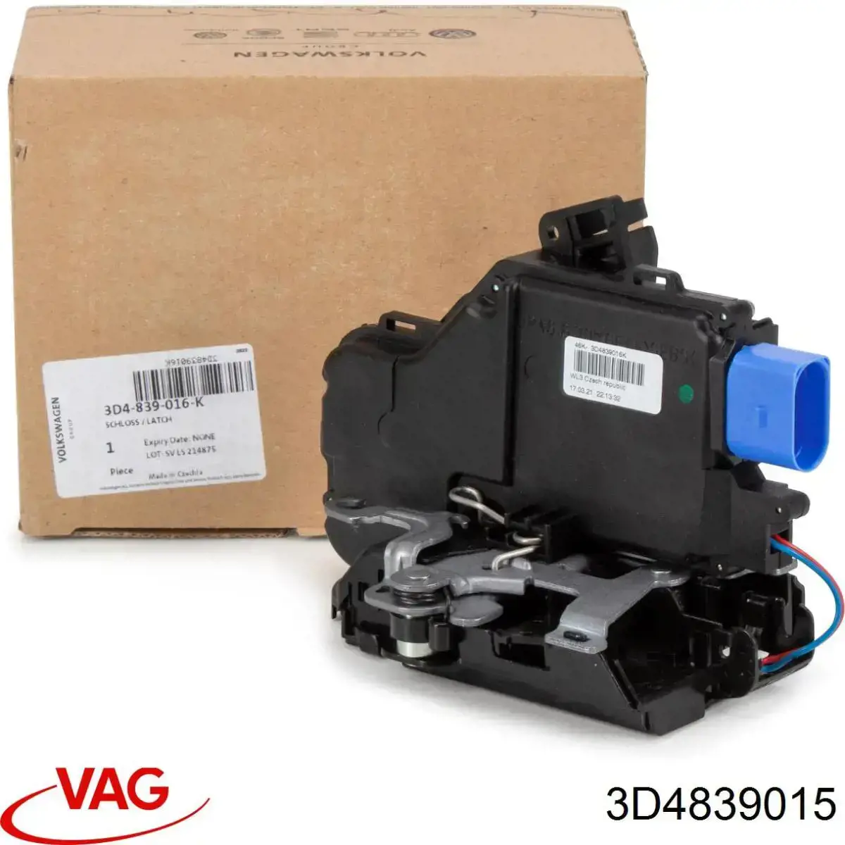 Comprar 3D4839015AD VAG Cerradura de puerta trasera izquierda