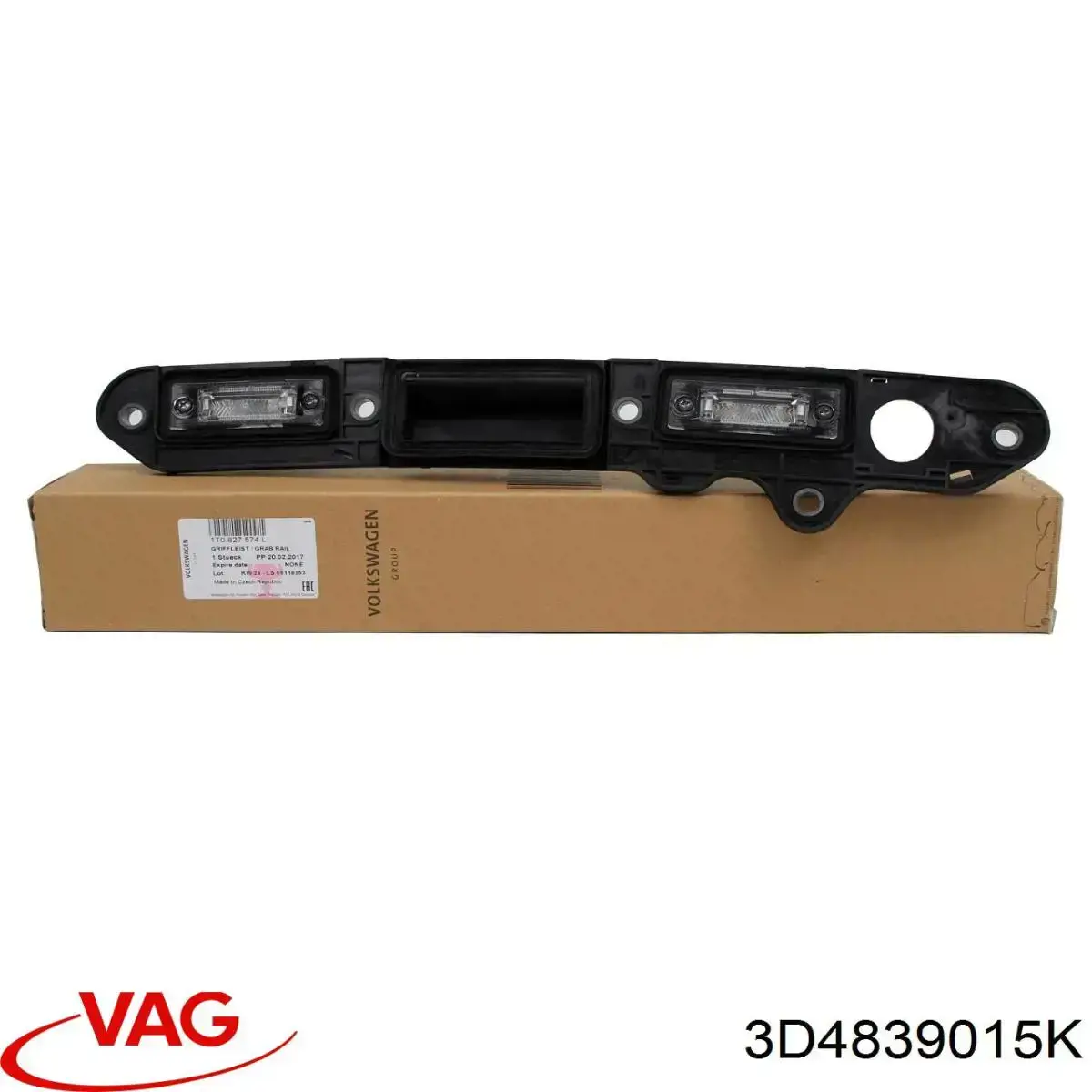 3D4839015K VAG Cerradura de puerta trasera izquierda
