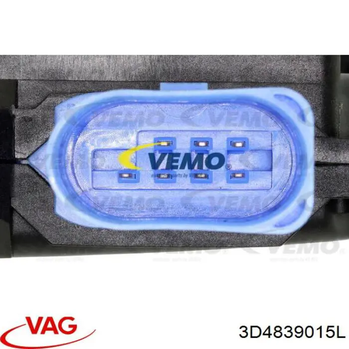 3D4839015L VAG cerradura de puerta trasera izquierda