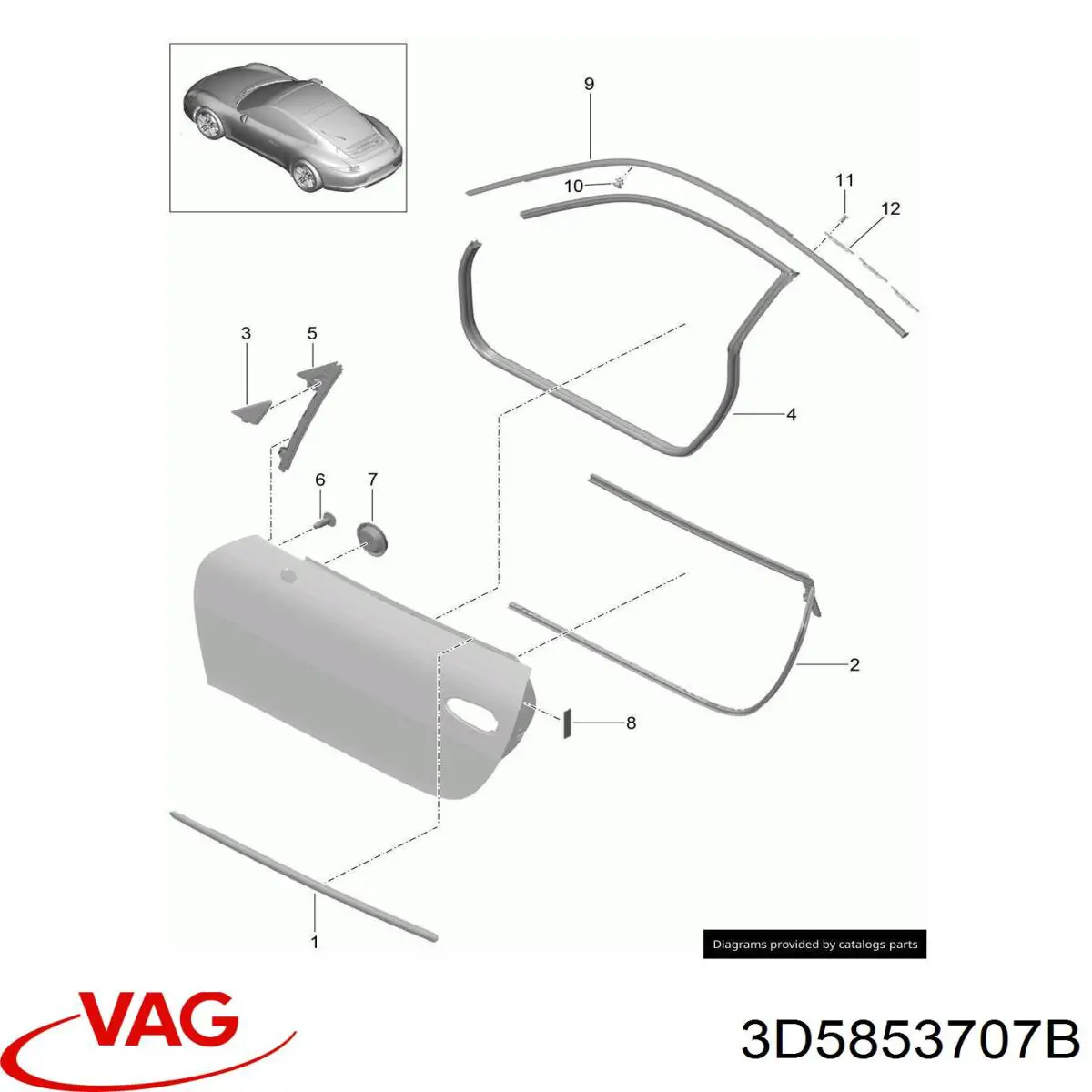 Cristal parabrisas VAG 3D5853707B precio, desde 23,58 EUR