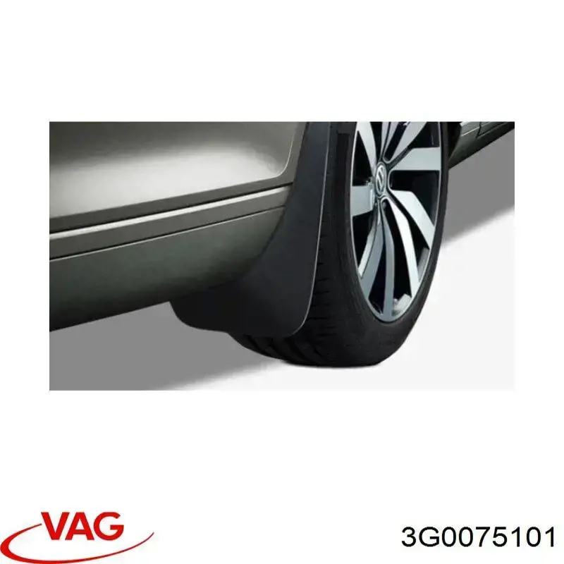 3G0075101 VAG Juego de faldillas guardabarro traseros