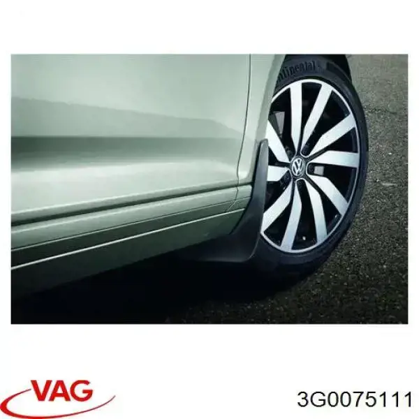 Juego de faldillas guardabarro delanteros para Volkswagen Passat (B8, 3G2)